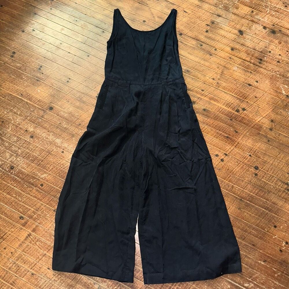 FRNCH Black Wide-Leg Sleeveless Jumpsuit